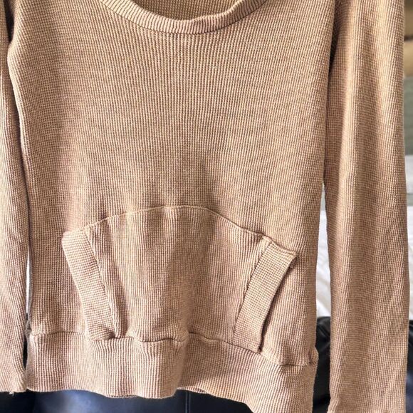 Rubz Y2K / 2000s waffle knit hoodie Large - Picture 3 of 10